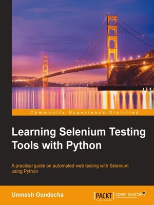 cover image of Learning Selenium Testing Tools with Python